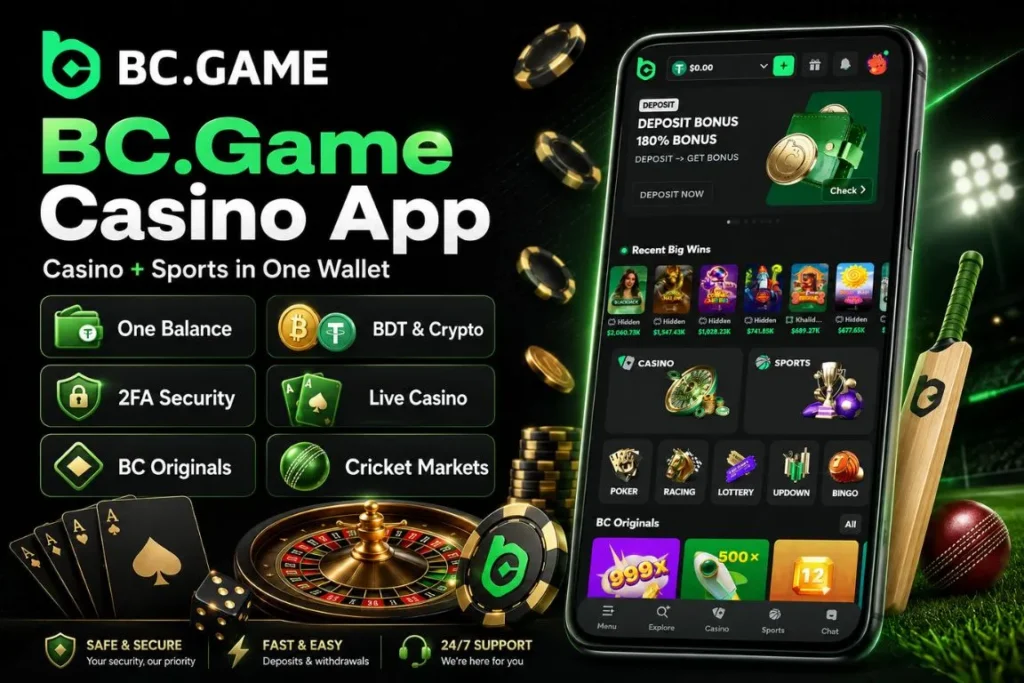 Main Features of the BC.Game Casino App